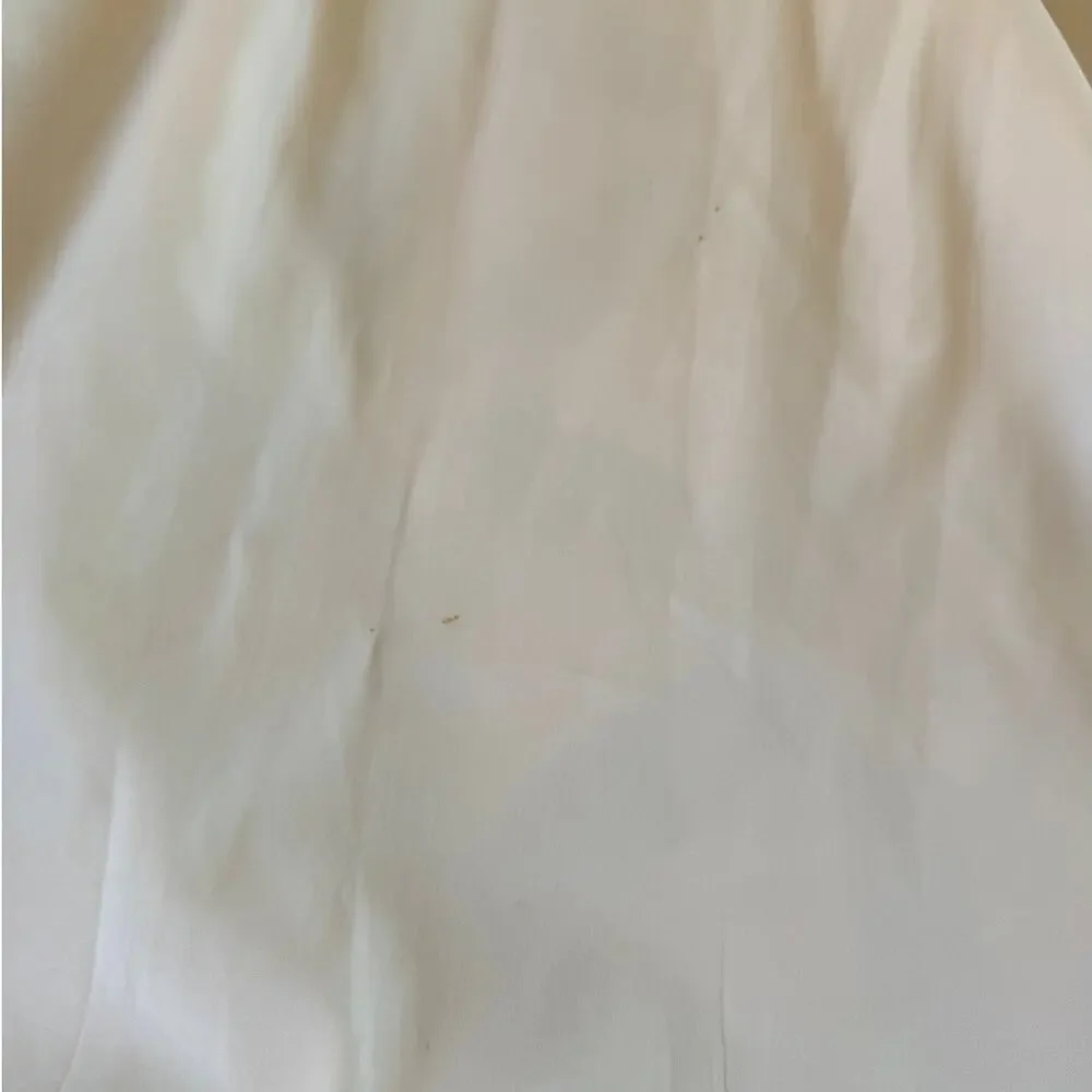 Ralph Lauren Collection Style Off White Full Button Skirt Vintage  Sz 4 23 Waist - Picture 8 of 8